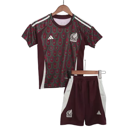 Kids Mexico Copa América Home Soccer Kits 2024 - bestsoccerstore