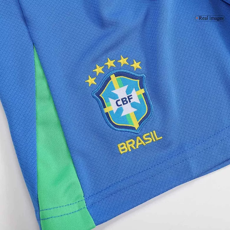 Kids Brazil Home Soccer Kits 2024 - bestsoccerstore