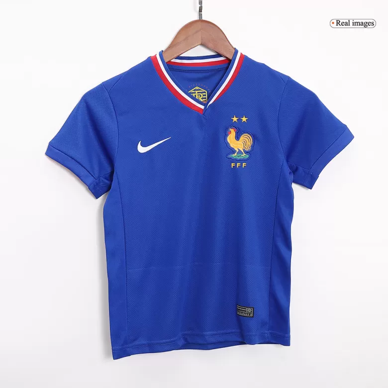 Kids France Custom Home Soccer Kits 2024 - bestsoccerstore