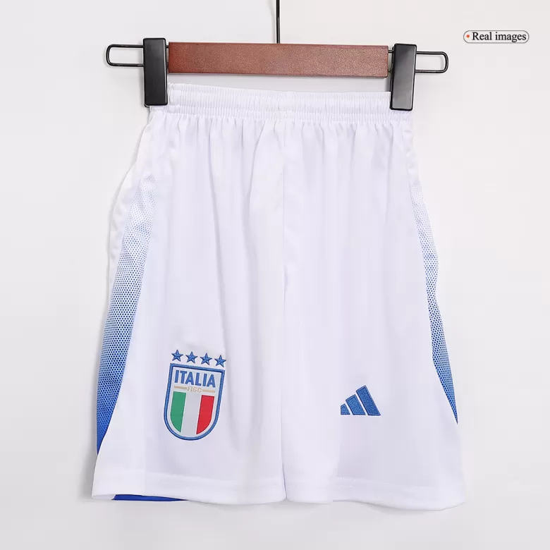 Kids Italy Home Soccer Kits 2024 Euro 2024 Blue - bestsoccerstore