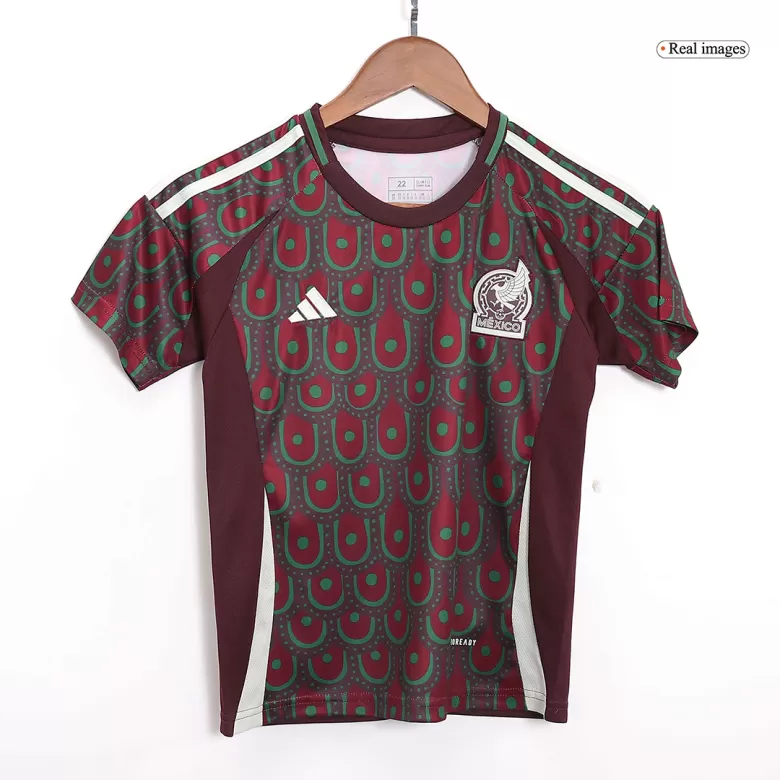 Kids Mexico Copa América Home Soccer Kits 2024 - bestsoccerstore