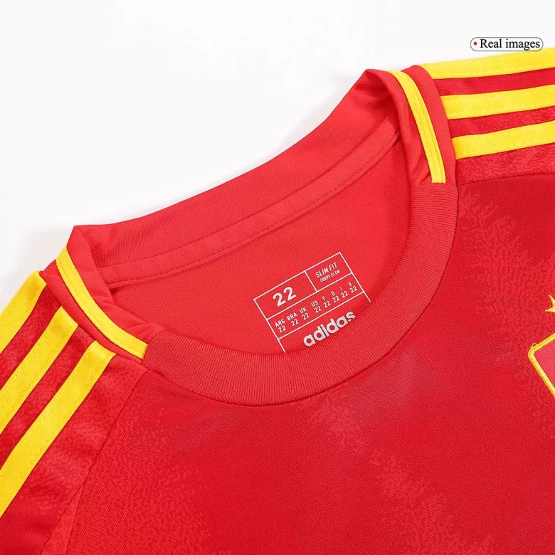 Kids Spain Custom Home Soccer Kits 2024 - bestsoccerstore