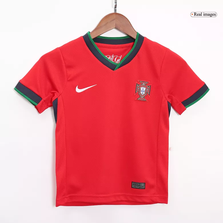 Kids Portugal Custom Home Soccer Kits 2024 - bestsoccerstore