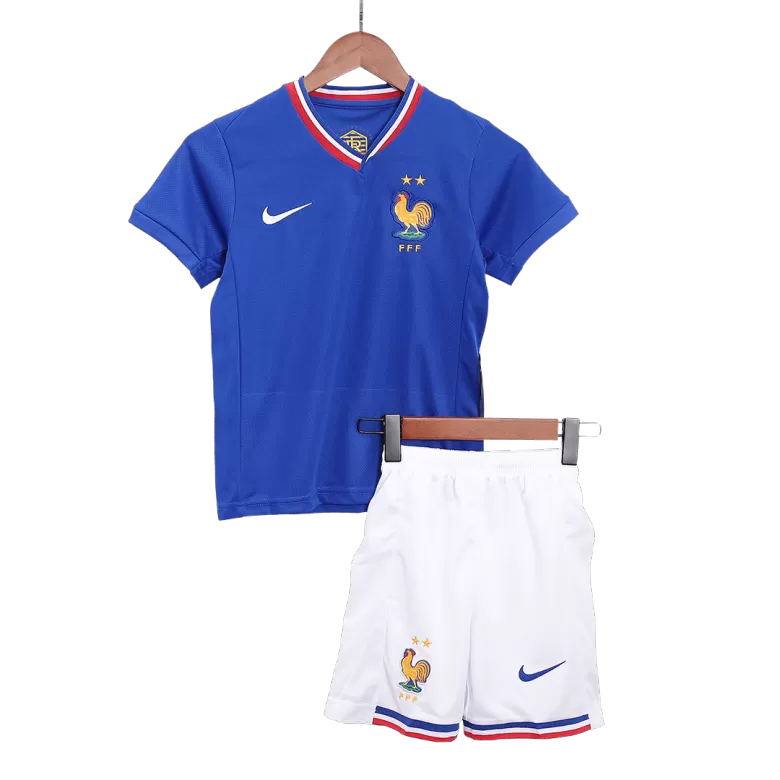 Kids France Custom Home Soccer Kits 2024 - bestsoccerstore