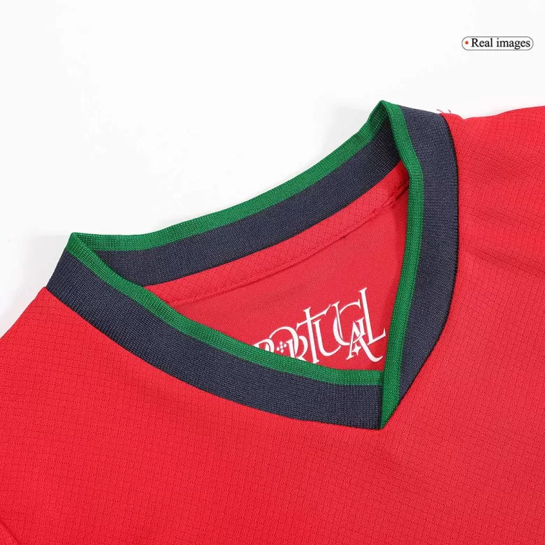 Kids Portugal Custom Home Soccer Kits 2024 - bestsoccerstore