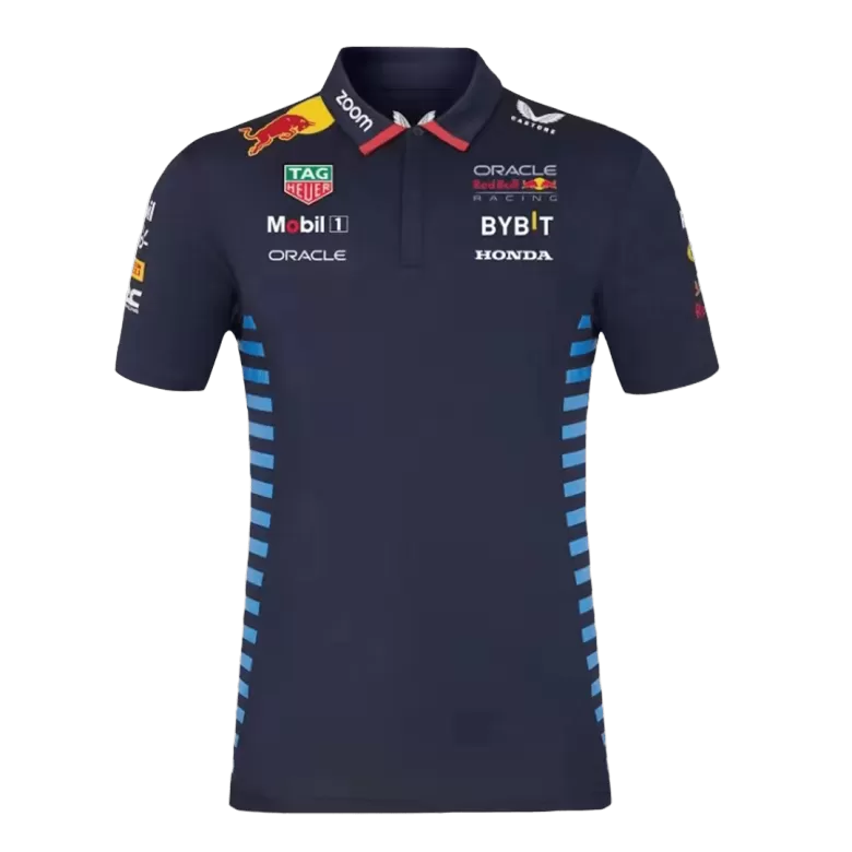 Red Bull F1 Navy Team Polo 2024 Plus Size(3XL-5XL) - bestsoccerstore