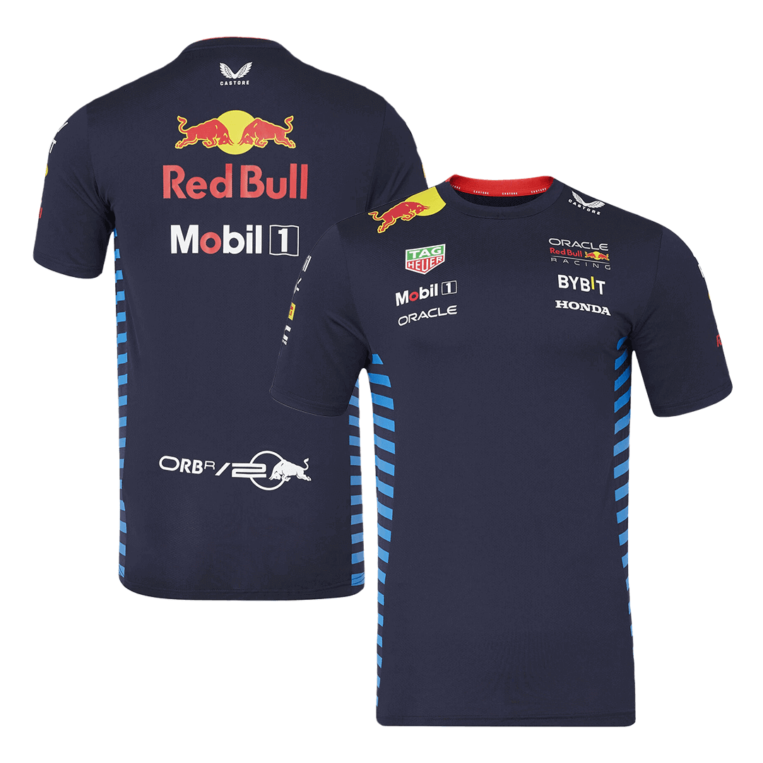 Red Bull F1 Racing Team Set Up Navy T-Shirt - bestsoccerstore