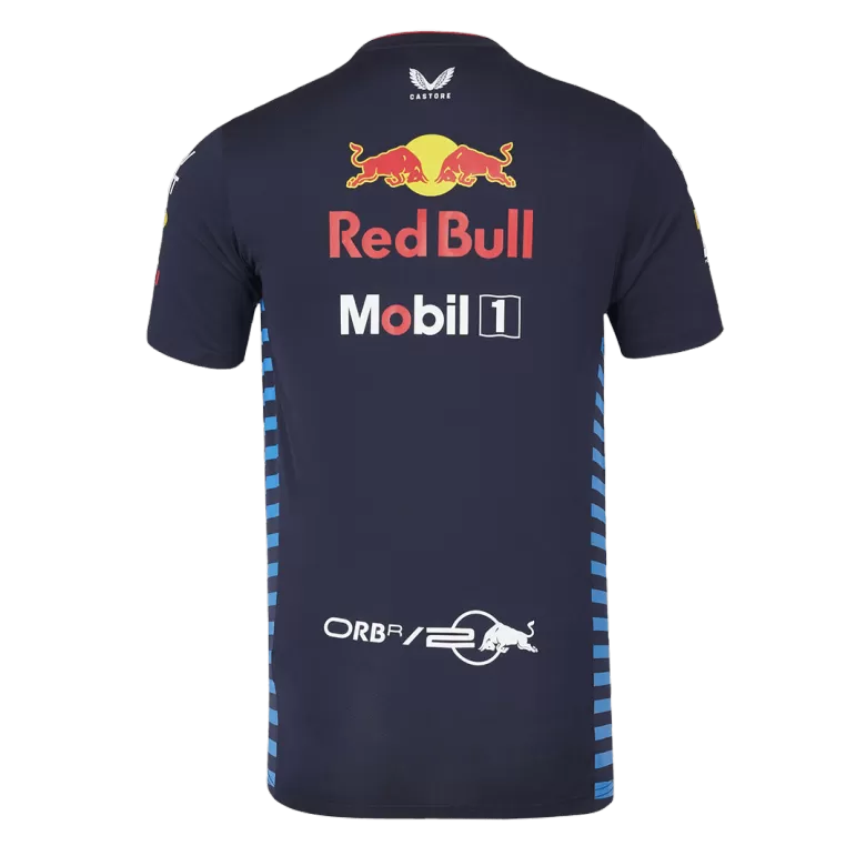 Red Bull F1 Racing Team Navy T-Shirt 2024 Plus Size(3XL-5XL) - bestsoccerstore