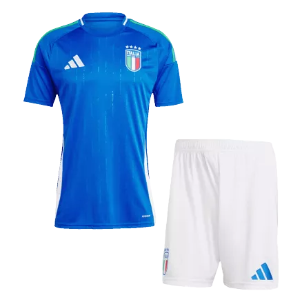 Italy Home Soccer Uniform Kits Euro 2024 Blue - bestsoccerstore