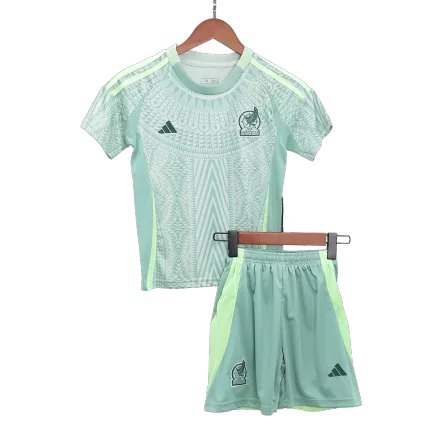 Kids Mexico Copa América Away Soccer Kits 2024 - bestsoccerstore