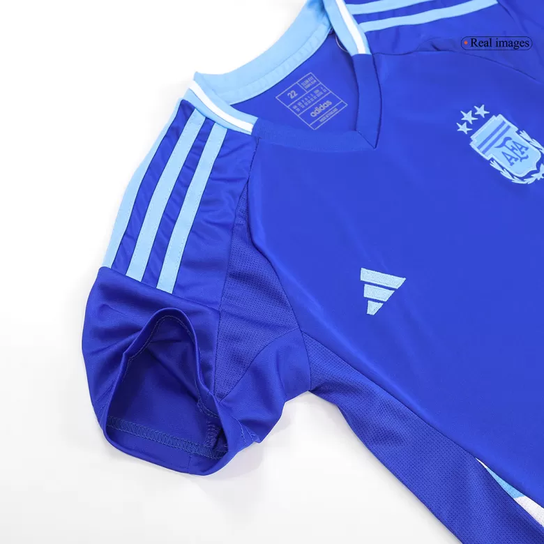 Kids Argentina Custom Away Soccer Kits 2024 - bestsoccerstore