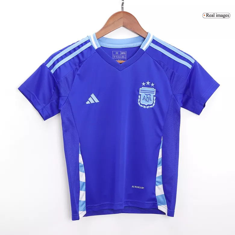 Kids Argentina Custom Away Soccer Kits 2024 - bestsoccerstore