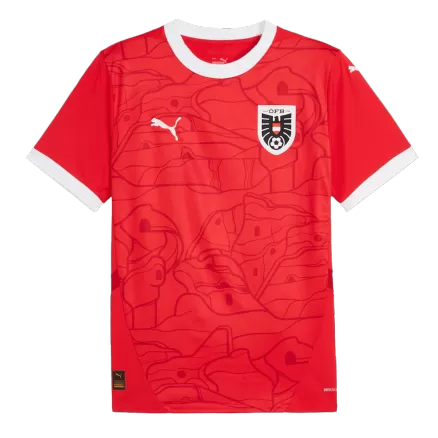 Austria Soccer Jersey Home Custom Shirt 2024 - bestsoccerstore