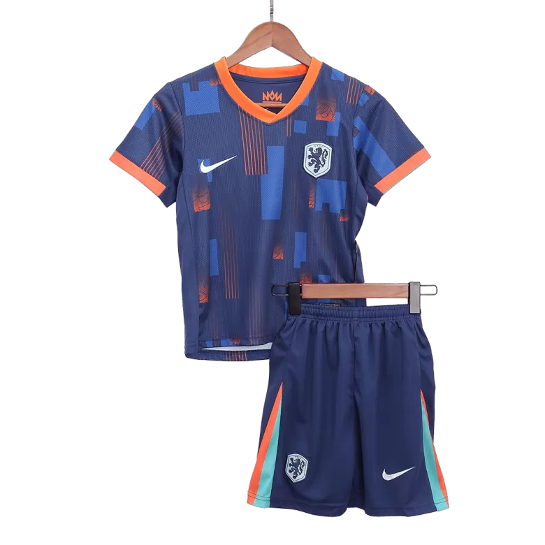 Kids Netherlands Custom Away Soccer Kits 2024 - bestsoccerstore