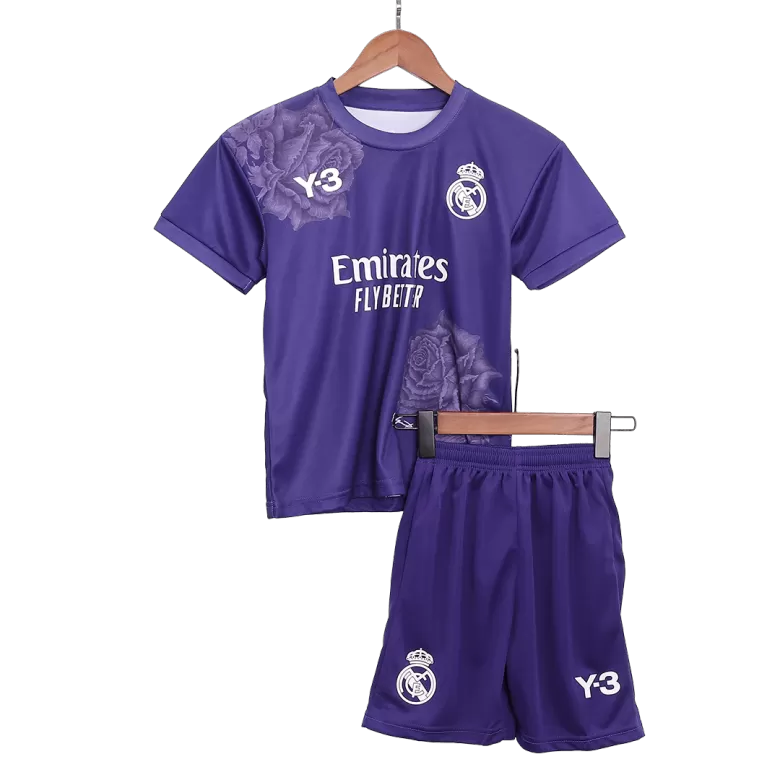 Kids Real Madrid Custom Fourth Away Soccer Kits 2023/24 - bestsoccerstore