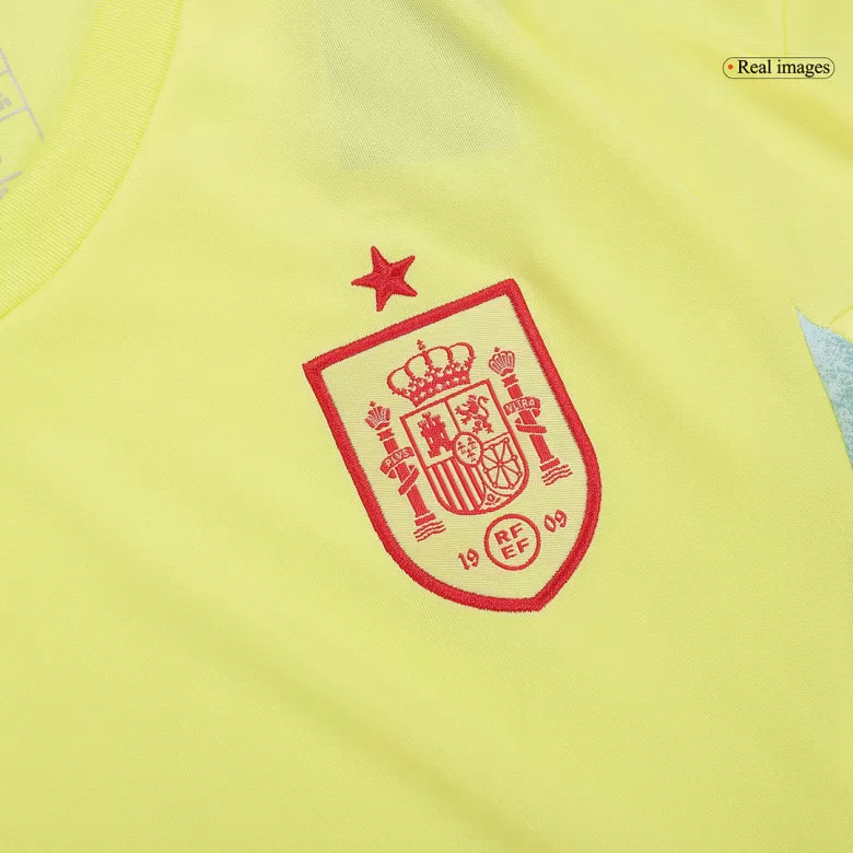 Kids Spain Custom Away Soccer Kits 2024 - bestsoccerstore