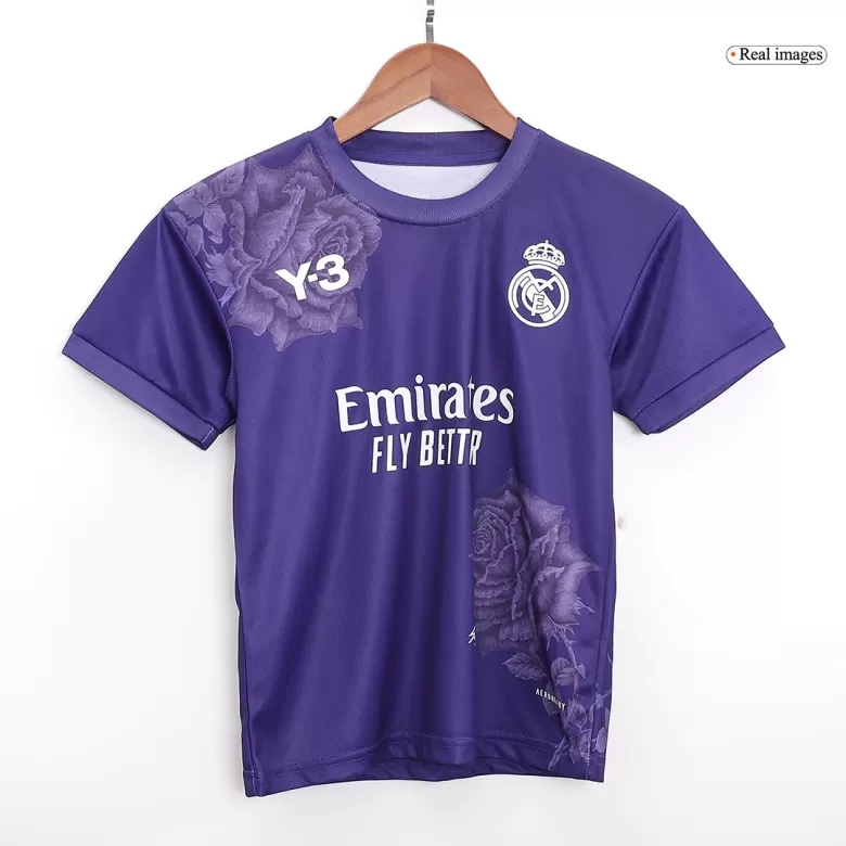 Kids Real Madrid Custom Fourth Away Soccer Kits 2023/24 - bestsoccerstore