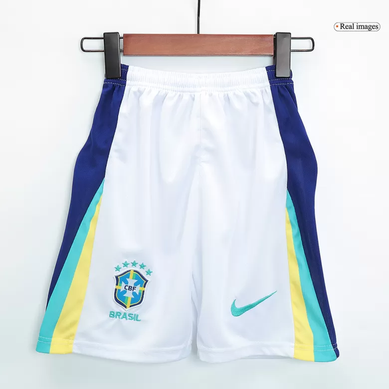 Kids Brazil Custom Away Soccer Kits 2024 - bestsoccerstore