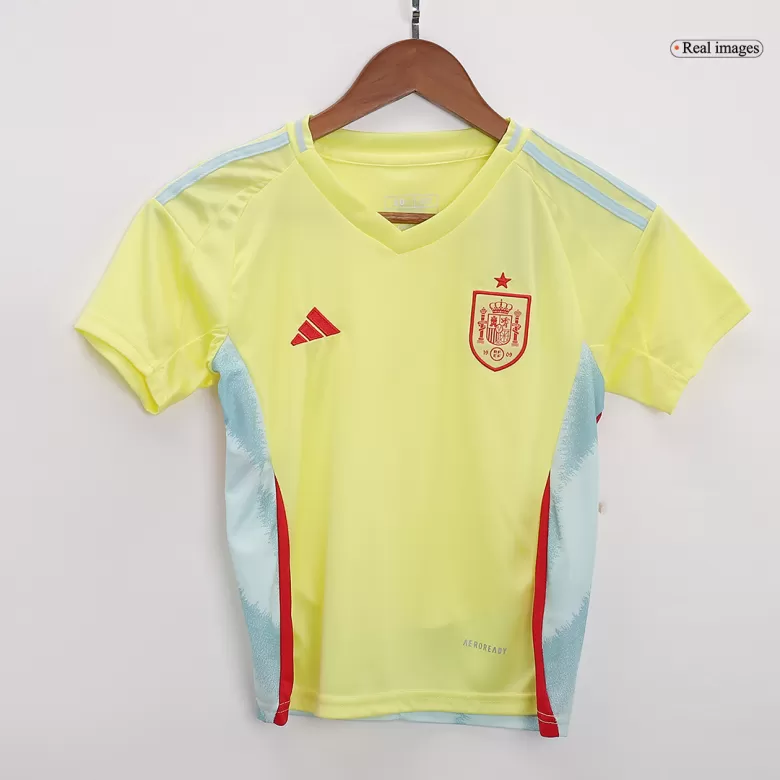 Kids Spain Custom Away Soccer Kits 2024 - bestsoccerstore