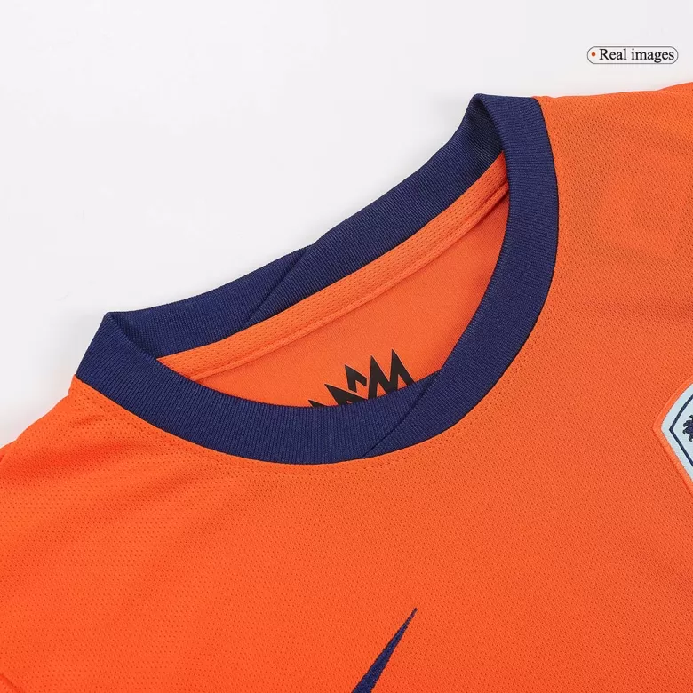 Kids Netherlands Custom Home Soccer Kits 2024 - bestsoccerstore