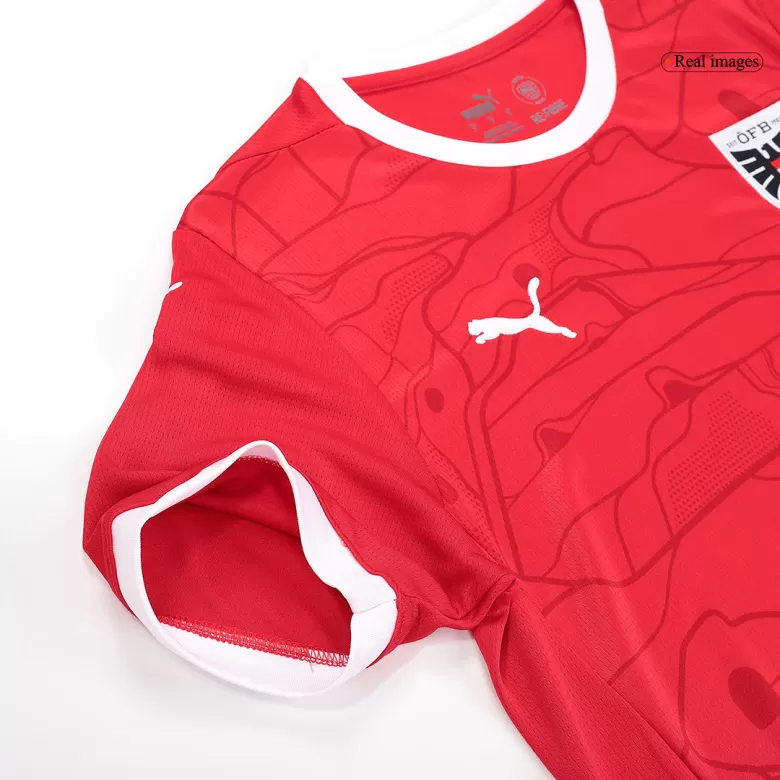 Austria Soccer Jersey Home Custom Shirt 2024 - bestsoccerstore