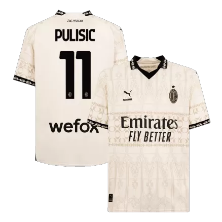 PULISIC #11 AC Milan Soccer Jersey Fourth Away Custom Shirt 2023/24 - bestsoccerstore