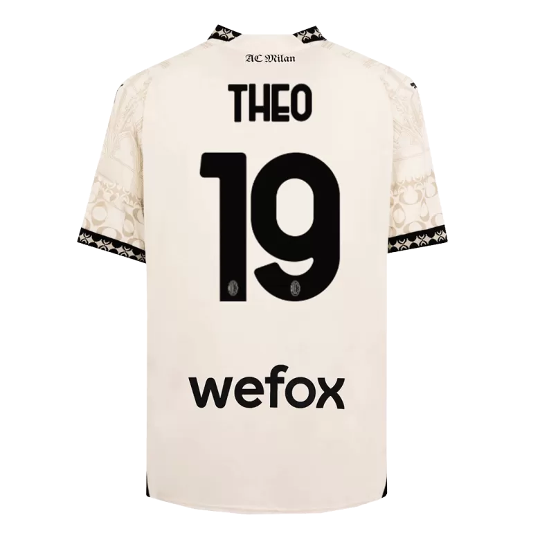 THEO #19 AC Milan X Pleasures Soccer Jersey Fourth Away Custom Shirt 2023/24 - bestsoccerstore