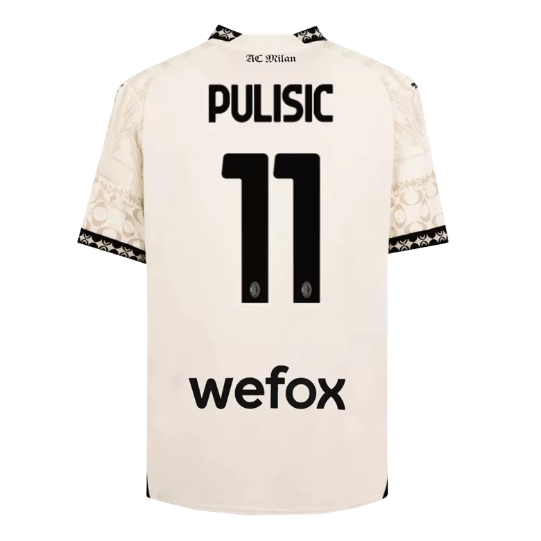 PULISIC #11 AC Milan X Pleasures Soccer Jersey Fourth Away Custom Shirt 2023/24 - bestsoccerstore