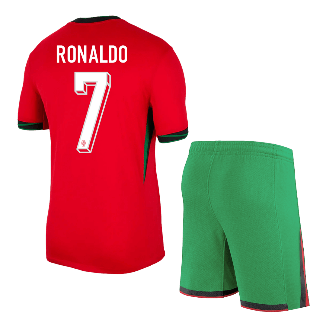 Portugal RONALDO #7 Home Soccer Uniform Kits - bestsoccerstore