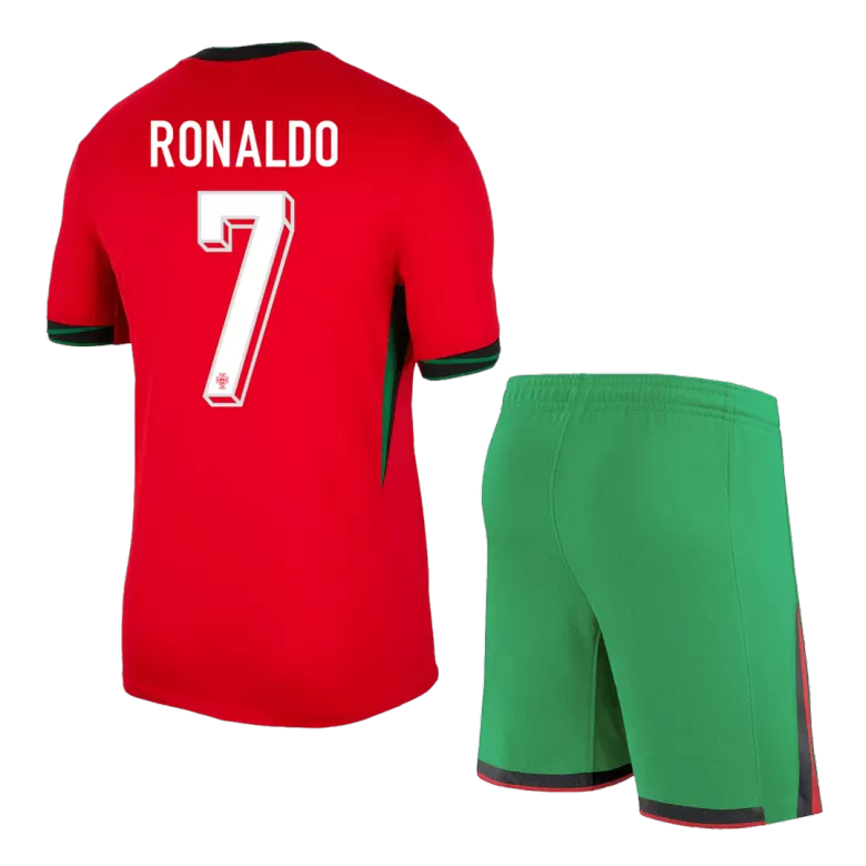 RONALDO #7 Portugal Soccer Jersey Home Custom Shirt 2024 - bestsoccerstore