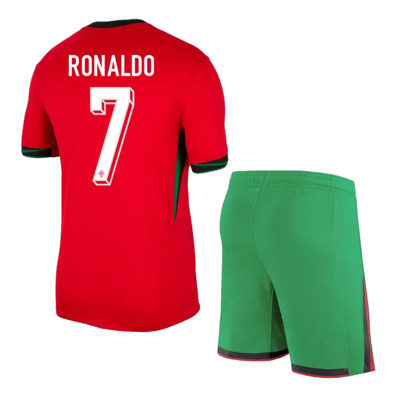 Portugal RONALDO #7 Home Soccer Uniform Kits 2024 - bestsoccerstore