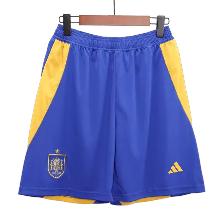Spain Soccer Shorts Custom Home 2024 - bestsoccerstore