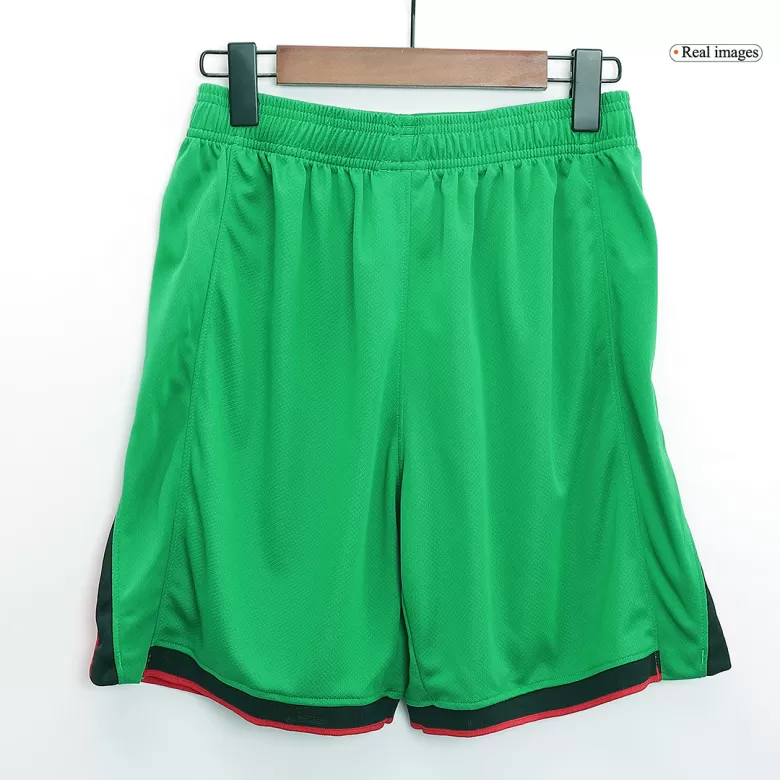 Portugal Soccer Shorts Custom Home 2024 - bestsoccerstore