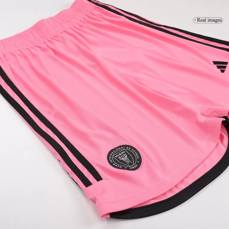 Replica Inter Miami CF Soccer Shorts Custom Home 2024 - bestsoccerstore