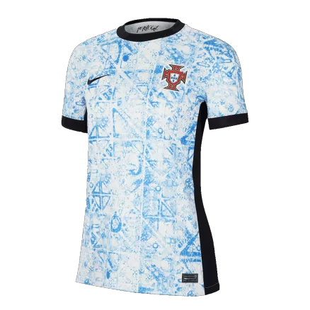 Portugal Soccer Jersey Away Women's Custom Shirt 2024 - bestsoccerstore