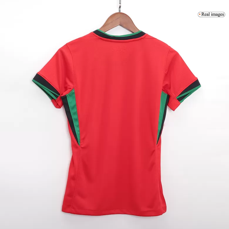 Portugal Soccer Jersey Home Women's Custom Shirt 2024 - bestsoccerstore