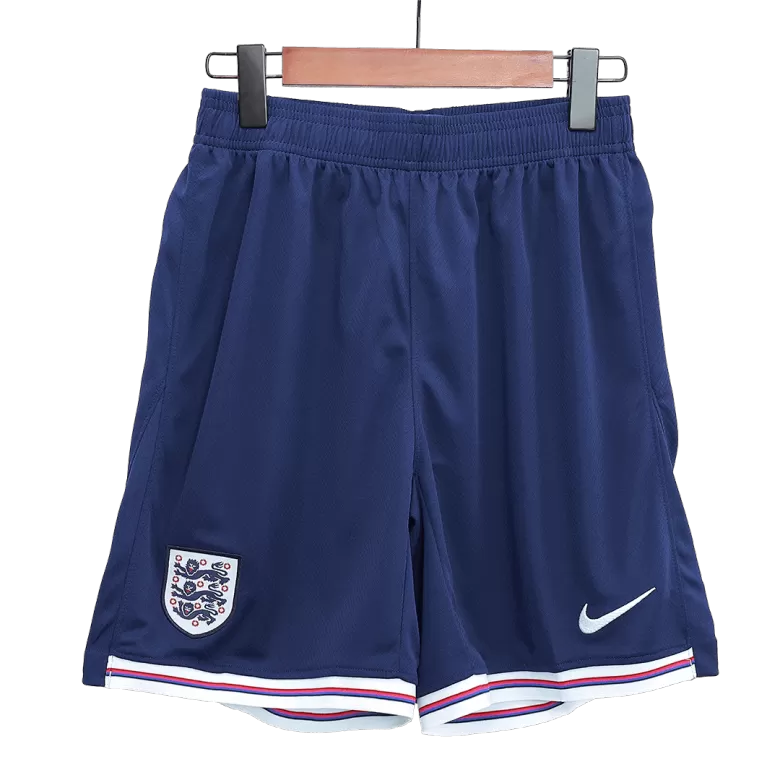 England Soccer Shorts Custom Home 2024 - bestsoccerstore