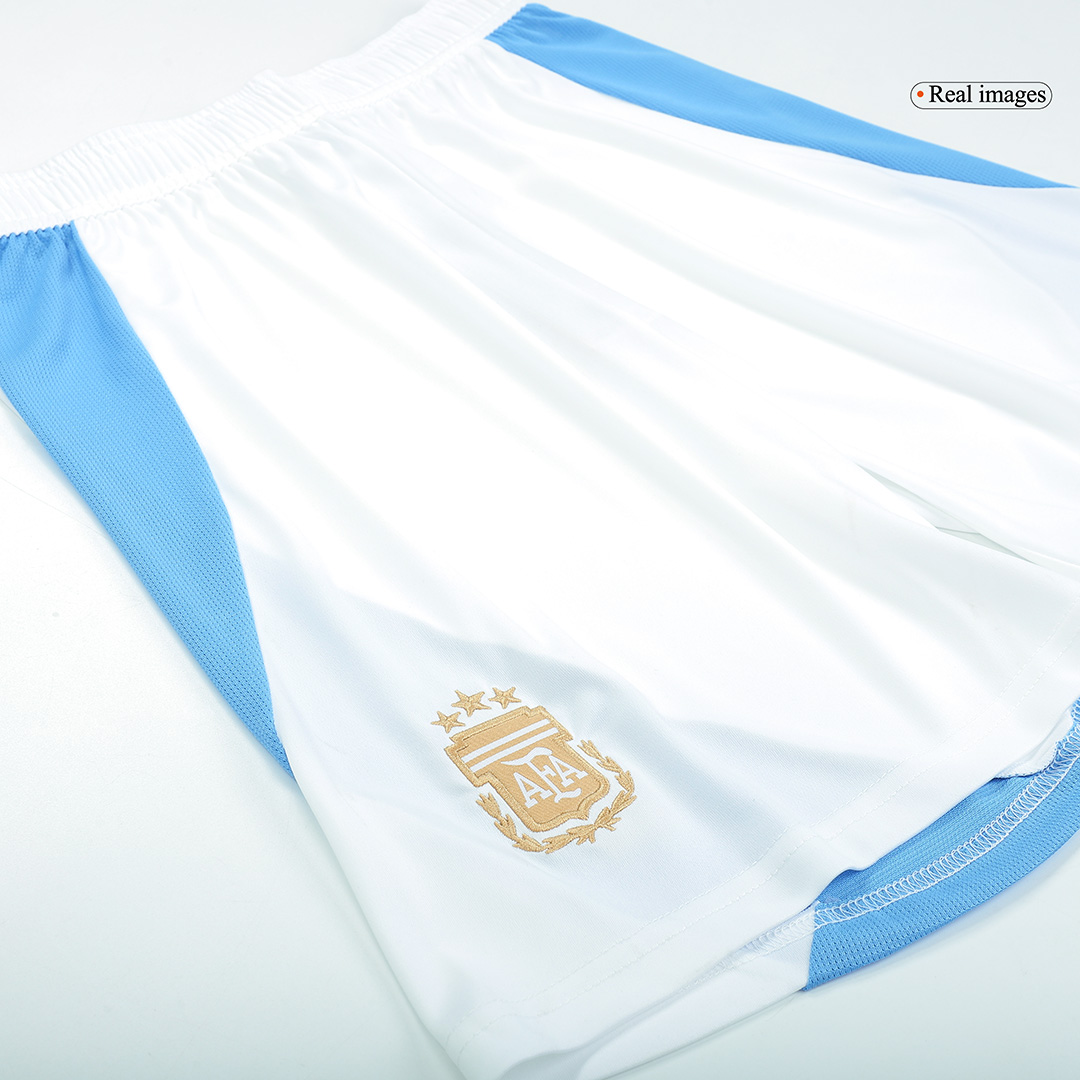 Argentina Soccer Shorts Home - bestsoccerstore