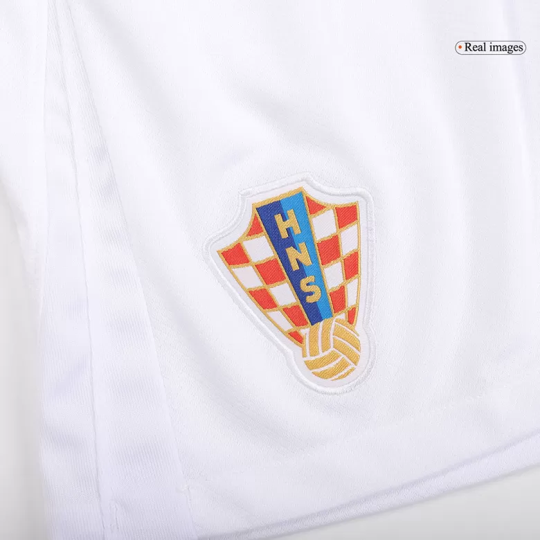 Croatia Soccer Shorts Custom Home 2024 - bestsoccerstore