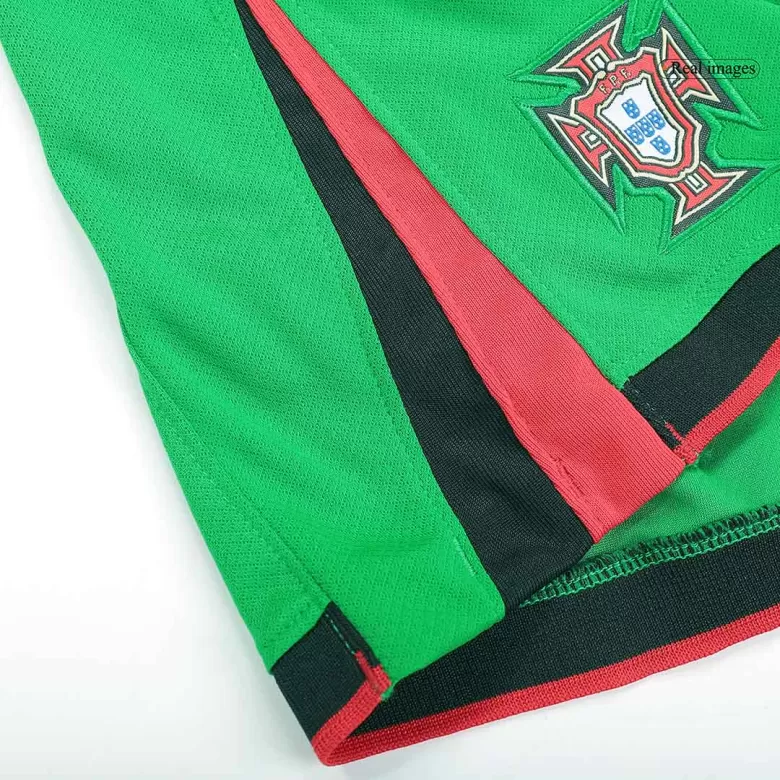 Portugal Soccer Shorts Custom Home 2024 - bestsoccerstore