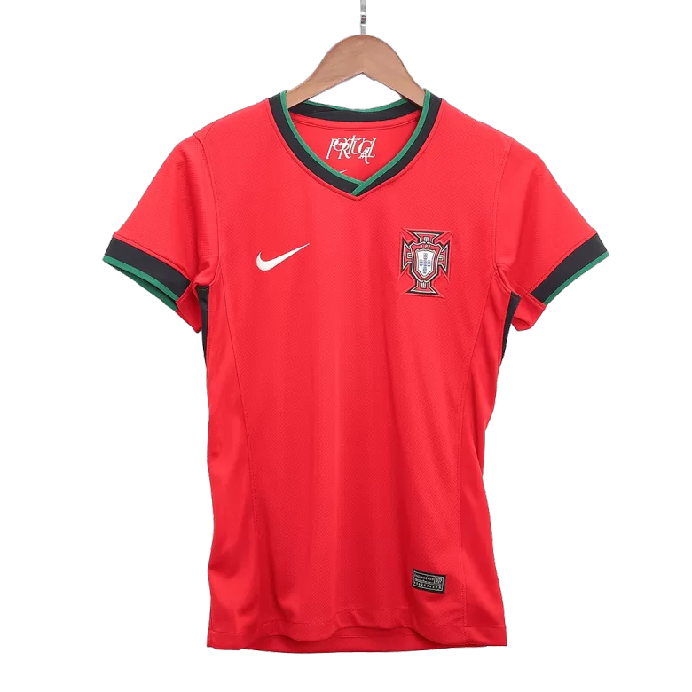 Portugal Soccer Jersey Home Women's Custom Shirt 2024 - bestsoccerstore