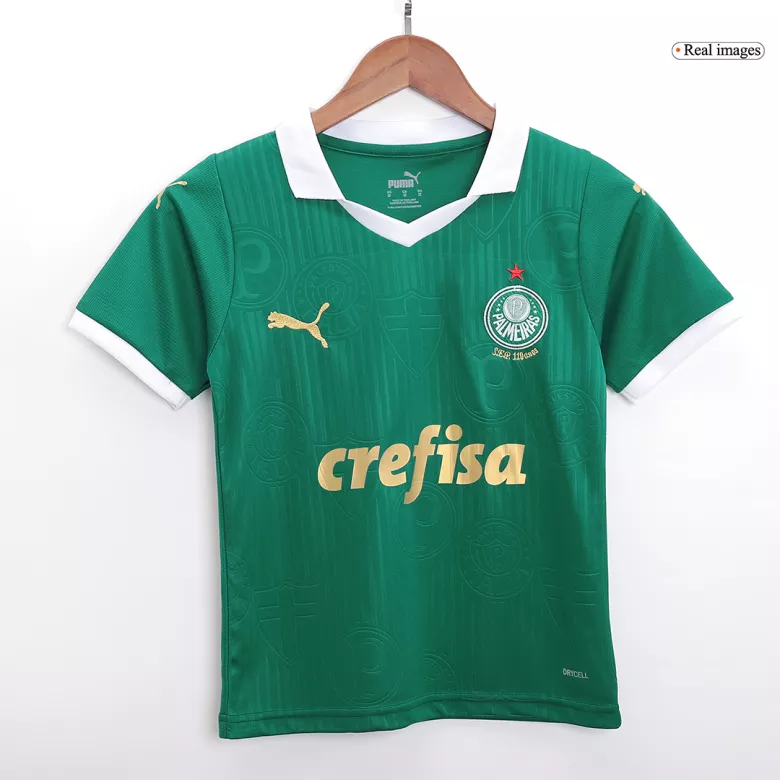 Kids SE Palmeiras Home Soccer Kits 2024/25 - bestsoccerstore