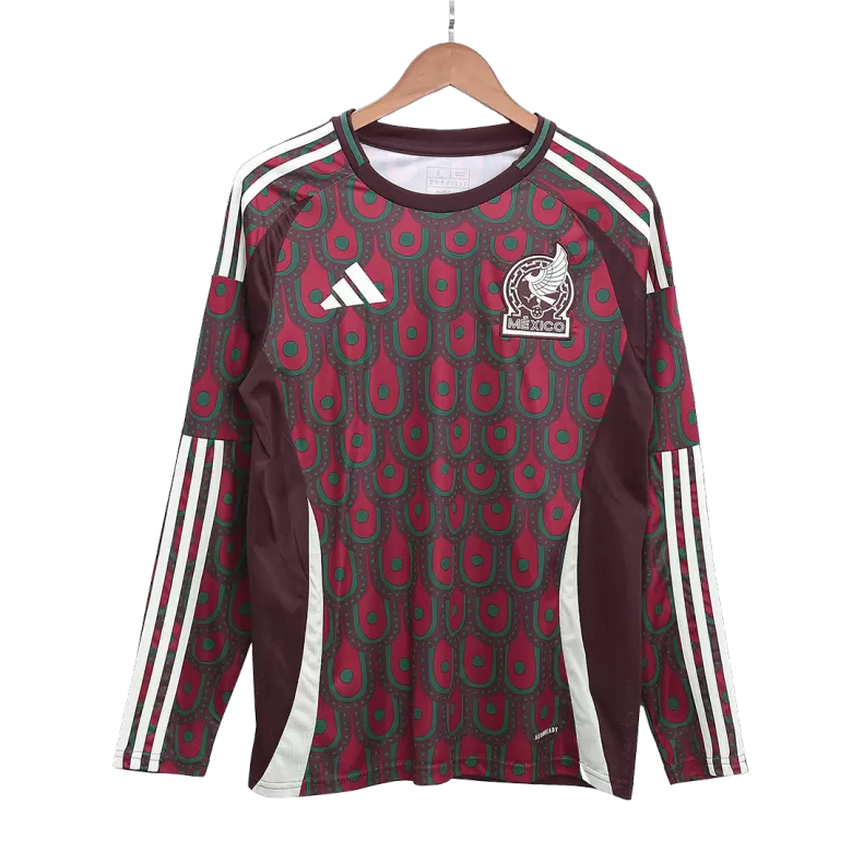Mexico Copa América Long Sleeve Jersey Home Football Shirt 2024 - bestsoccerstore