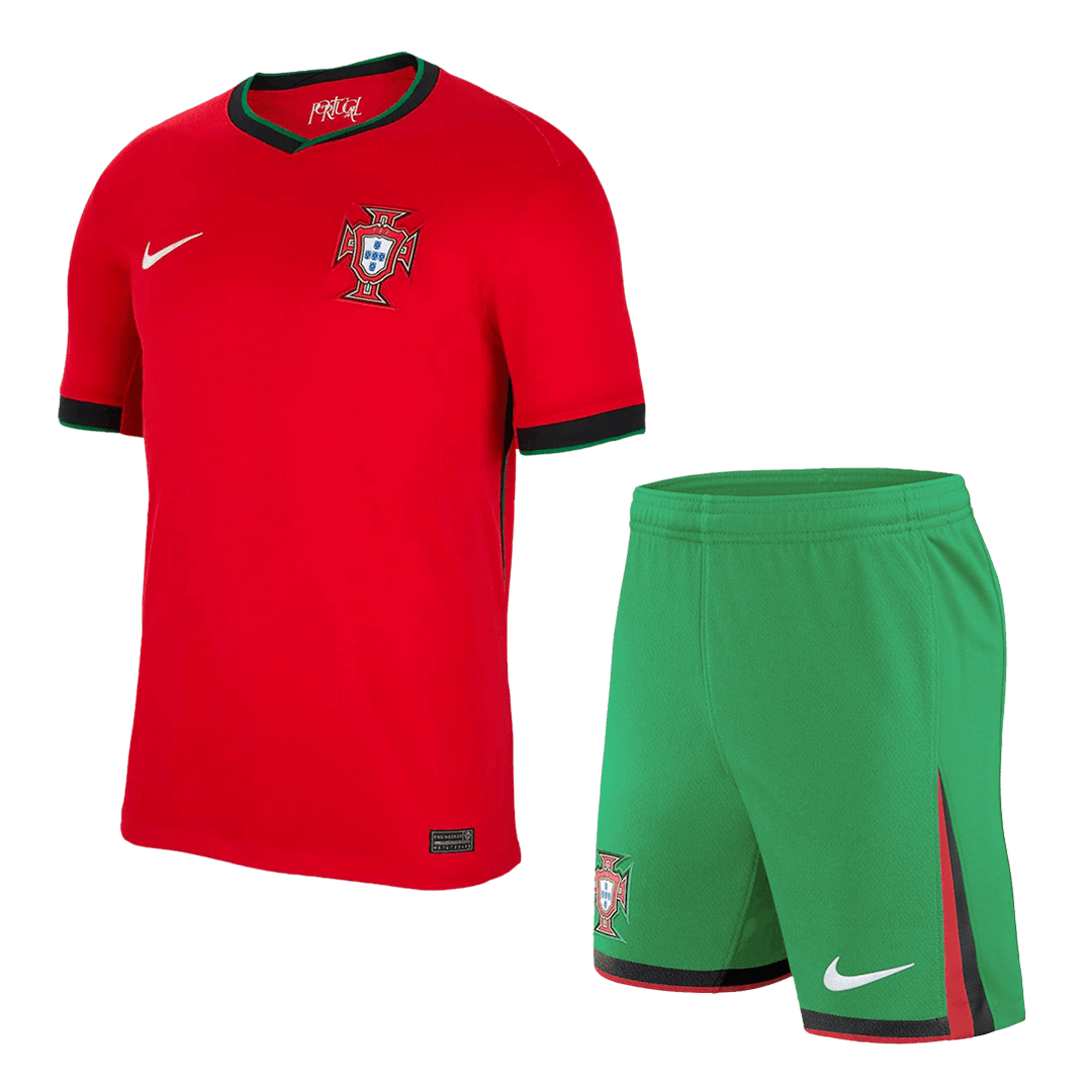 Portugal Home Soccer Uniform Kits - bestsoccerstore