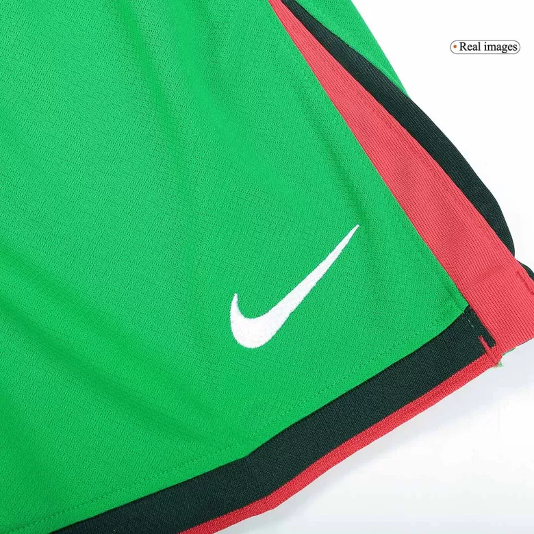 Portugal Soccer Shorts Custom Home 2024 - bestsoccerstore