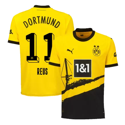 REUS #11 Borussia Dortmund Soccer Jersey Home Custom Shirt 2023/24 - bestsoccerstore