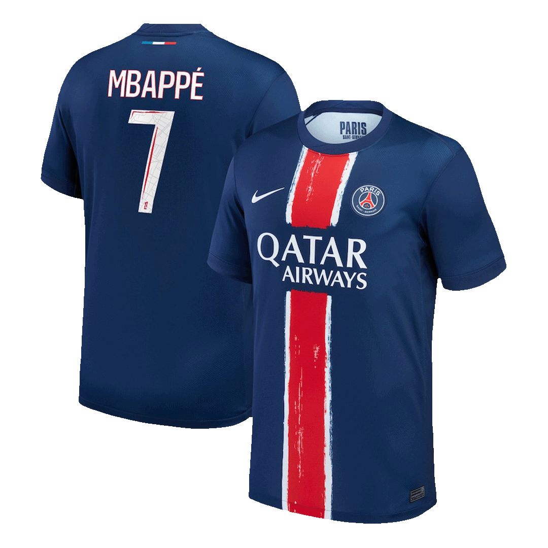 PSG MBAPPÉ #7 Soccer Jersey Home Custom Shirt - bestsoccerstore