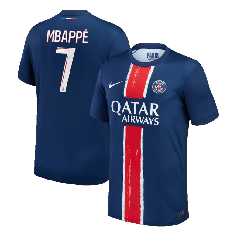 MBAPPÉ #7 PSG Soccer Jersey Home Custom Shirt 2024/25 - bestsoccerstore