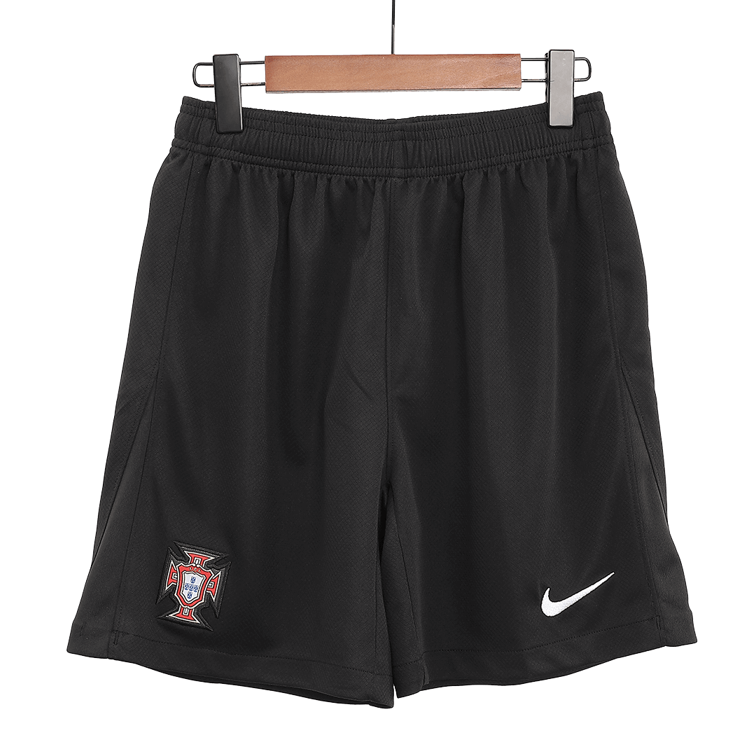 Portugal Soccer Shorts Custom Away - bestsoccerstore
