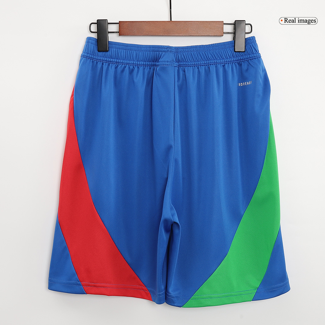 Italy Soccer Shorts Custom Away - bestsoccerstore
